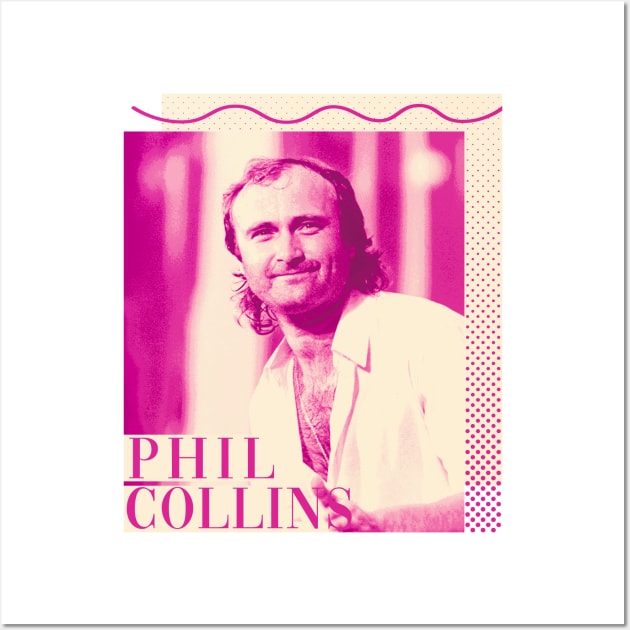 Phil Collins /// Vintage design Wall Art by HectorVSAchille